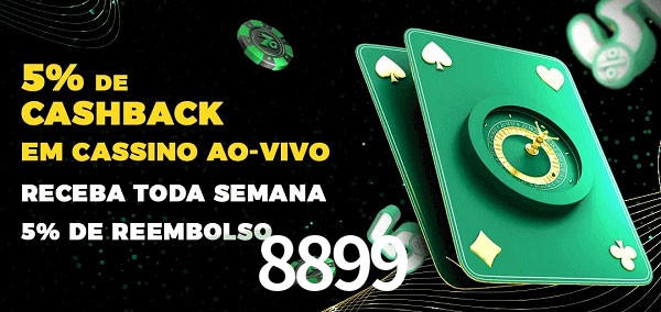 Promoções do cassino ao Vivo 8899